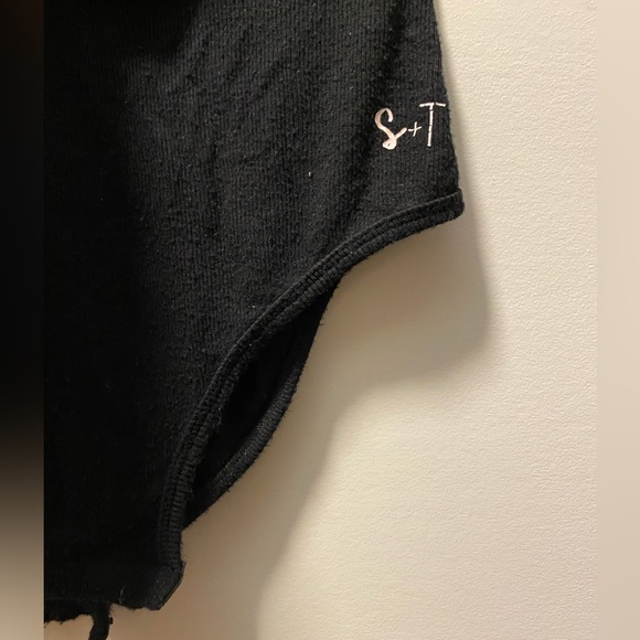 Smash and Tess deLUX ribbed bodysuit XXS black - Picture 4 of 4